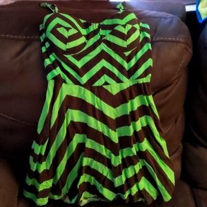 Geometric Print Dress